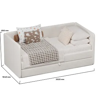 Кровать со вторым выдвижным спальным местом RUBY 2