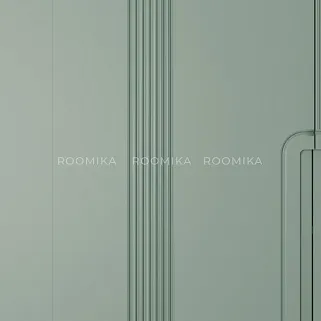 Шкаф 2 дверный, фрезерованные фасады в эмали LE-210.60-4