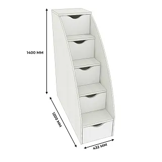 Лестница с ящиками P20 для кроватей P904, P907, P909