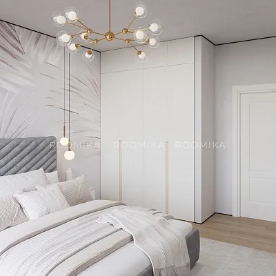 Шкаф 2 дверный, фасады в эмали LE210.60-1