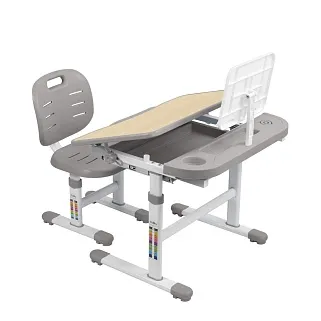 Комплект парта + стул трансформеры Cura Grey-w FUNDESK