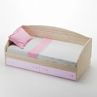 Кровать односпальная с ящиками P902N, 90x190