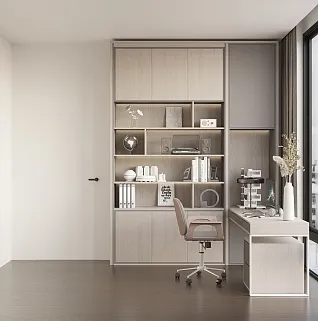 Кабинет с встроенным столом №7