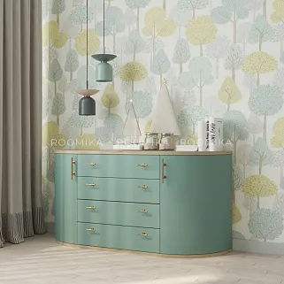 Комод радиусный на 1600 мм P746