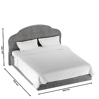 Кровать двуспальная мягкая VERDI с подъемным механизмом, 160x200