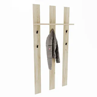 Панель широкая с полкой и крючками L-100