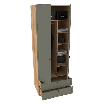 Шкаф двухдверный с ящиками А211.60