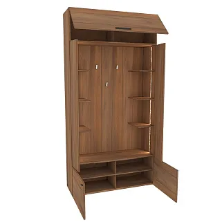 Секция под крючки с полками с подсветкой L418 L/R