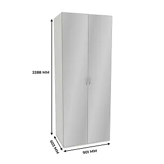 Шкаф 2 дверный с зеркалом P210.60Z