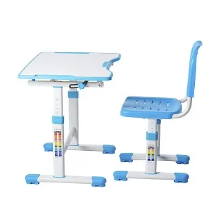 Комплект парта + стул трансформеры Sole II Blue FUNDESK