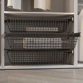 BELLE Корзина для белья 900 мм, цвет графит, BE90BAGR