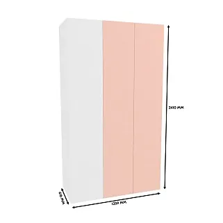 Шкаф со складными дверьми и фальш панелью, фасады в эмали LE206 L/R