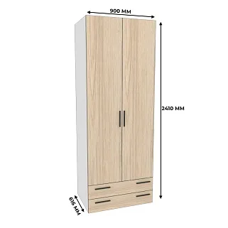 Шкаф двустворчатый с ящиками L-211.60