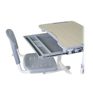Парта для школьника Piccolino Grey
