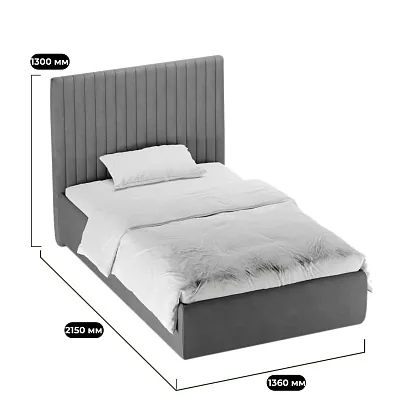 Кровать мягкая ASTI  с подъемным механизмом,120x200