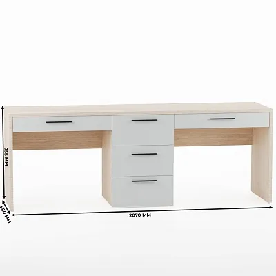 Cтол прямой на 2 рабочих места L718.2