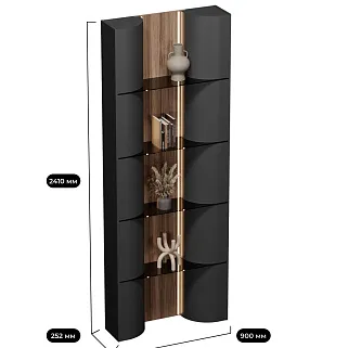 Стеллаж декоративный напольный с подсветкой F300.250