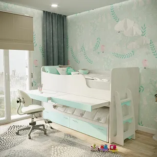 Кровать выдвижная P903, 90x200