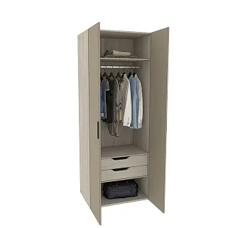 Шкаф двухдверный с ящиками во всю ширину L210.60-3