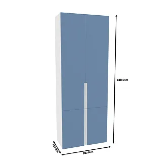 Шкаф книжный, фасады в эмали LE214