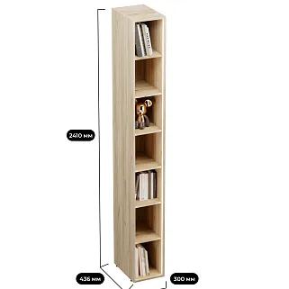 Cтеллаж открытый глубокий L233.44 с подсветкой