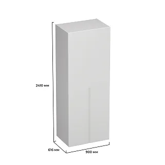 Шкаф 2 дверный, фасады в эмали LE-210.60-3