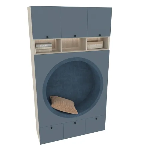 Секция с нишей и мягкими элементами L430.45