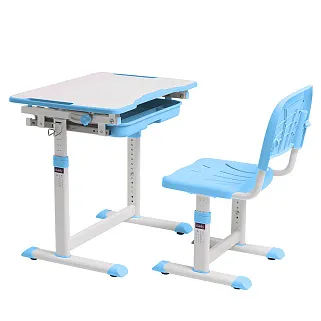 Комплект парта + стул трансформеры SORPRESA BLUE Cubby