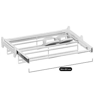 BELLE Корзина для обуви, 600 мм цвет белый, BE60SHWH