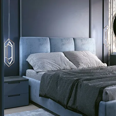 Тумба прикроватная 2 ящика, фасады в эмали LE701