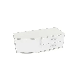 Тумба ТВ радиусная P505 L/R