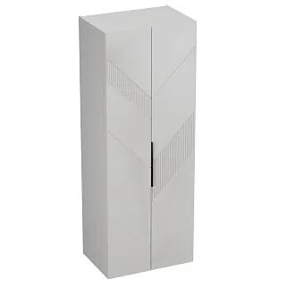 Шкаф 2 дверный, фрезерованные фасады в эмали LE-210.60-4