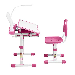 Комплект Cubby Парта и стул-трансформеры Vanda pink