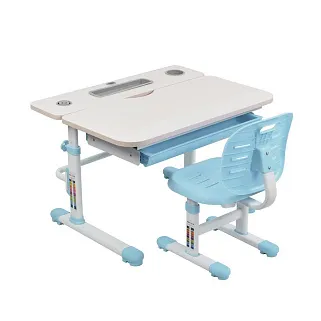 Комплект парта + стул Littonia Blue-w + лампа