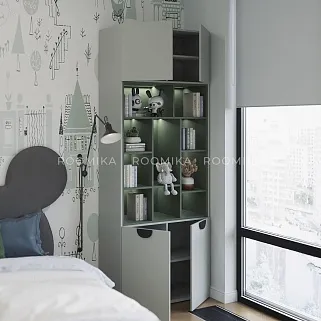 Шкаф книжный L223.1 с подсветкой