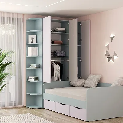 Шкаф двухдверный с фальш-панелью LG212.4-120