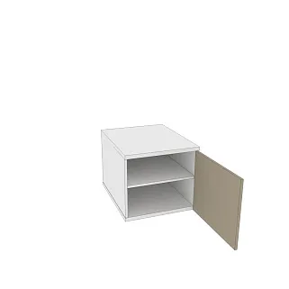 Тумба для обуви с 1 дверью L-460.60