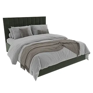 Кровать двуспальная мягкая LIBERTY с подъемным механизмом, 160x200
