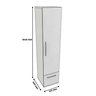 Шкаф однодверный напольный CG-221