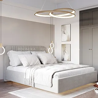 Кровать двуспальная мягкая FLY с подъемным механизмом, 160x200