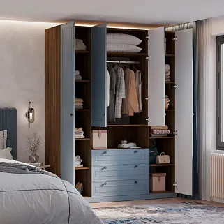 Шкаф четырехдверный для одежды A205.60