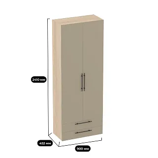 Шкаф двустворчатый с ящиками L-211.44
