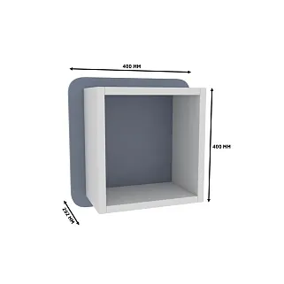 Полка навесная с панелью МДФ P100