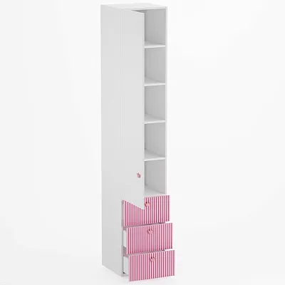 Шкаф однодверный с ящиками L223