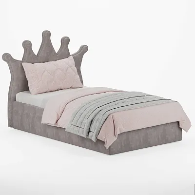 Кровать мягкая QUEEN с подъемным механизмом, 120x200