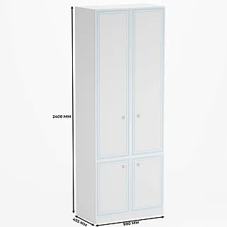 Шкаф двухдверный с перемычкой А210.44-4Р