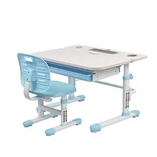 Комплект парта + стул Littonia Blue-w + лампа