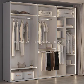 BELLE  Вешалка для брюк, 700 мм, цвет белый, BE70TRWH