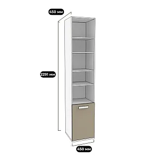 Стеллаж комбинированный E226