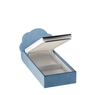 Кровать односпальная мягкая CLOUD   с подъемным механизмом, 90x200